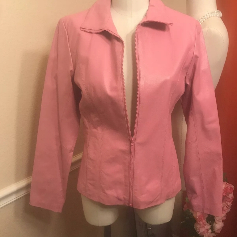 WILSON LEATHER JACKET MAXIMA PINK